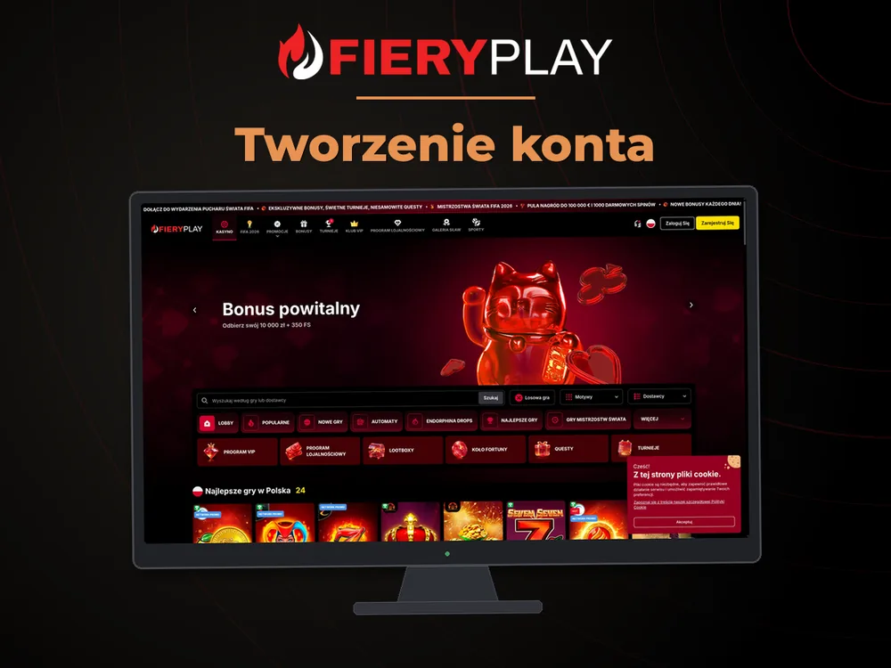 fieryplay - Tworzenie konta