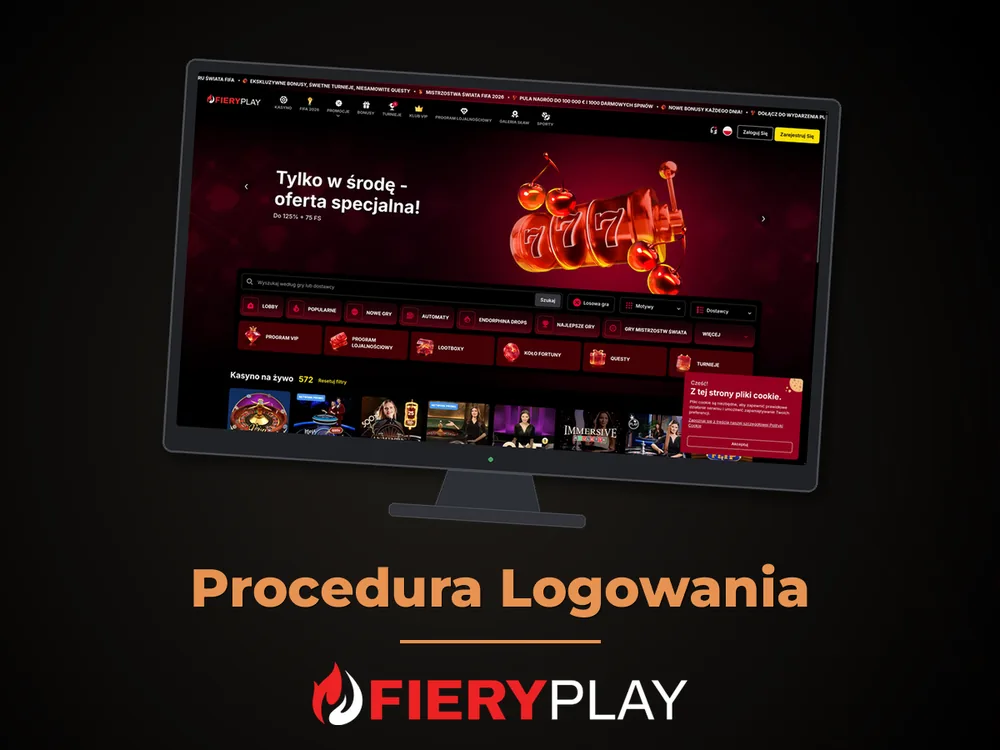 fieryplay - Procedura Logowania