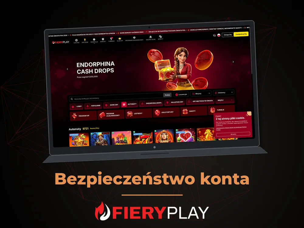 fieryplay - Bezpieczeństwo konta
