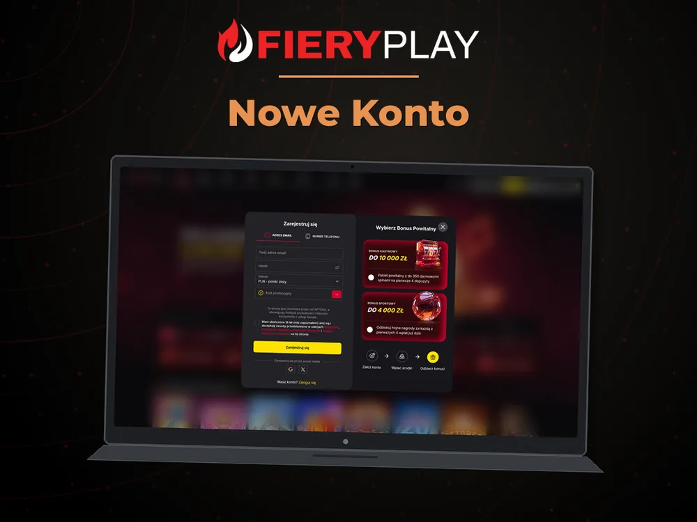 fieryplay - Nowe Konto