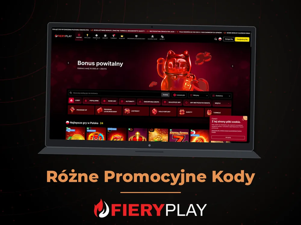 fieryplay - Różne Promocyjne Kody