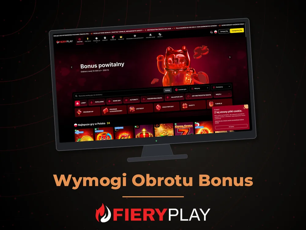fieryplay - Wymogi Obrotu Bonus