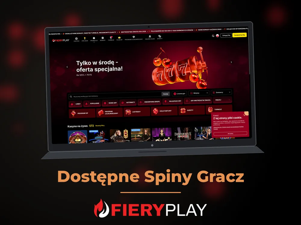 fieryplay - Dostępne Spiny Gracz