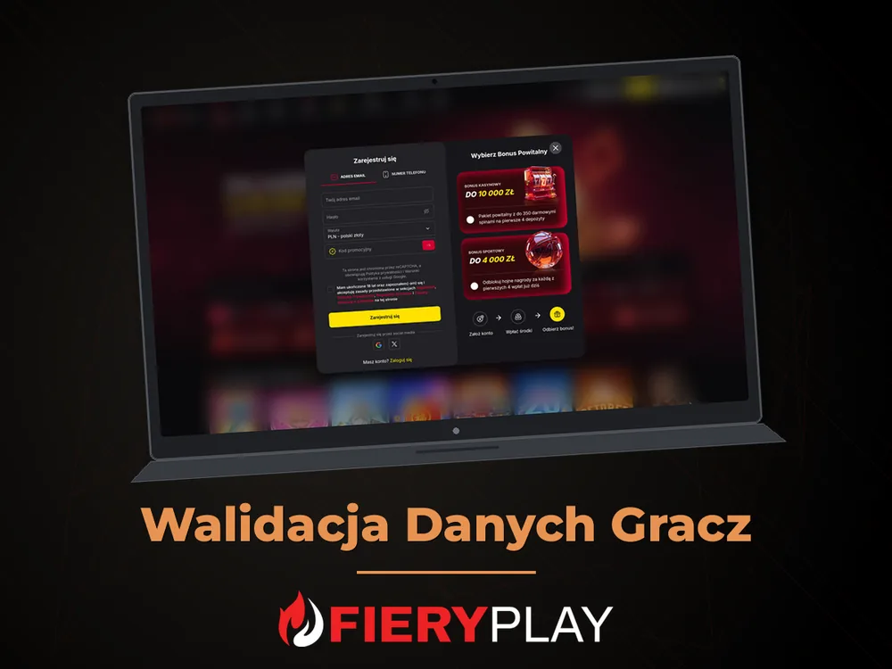 fieryplay - Walidacja Danych Gracz