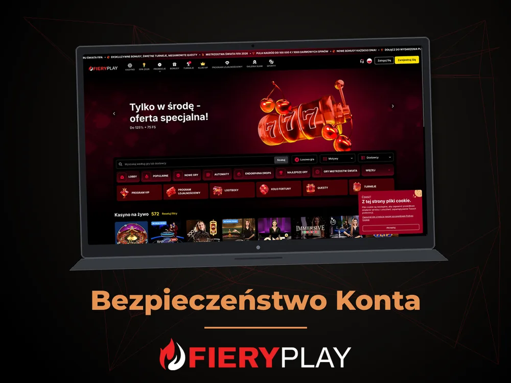 fieryplay - Bezpieczeństwo Konta