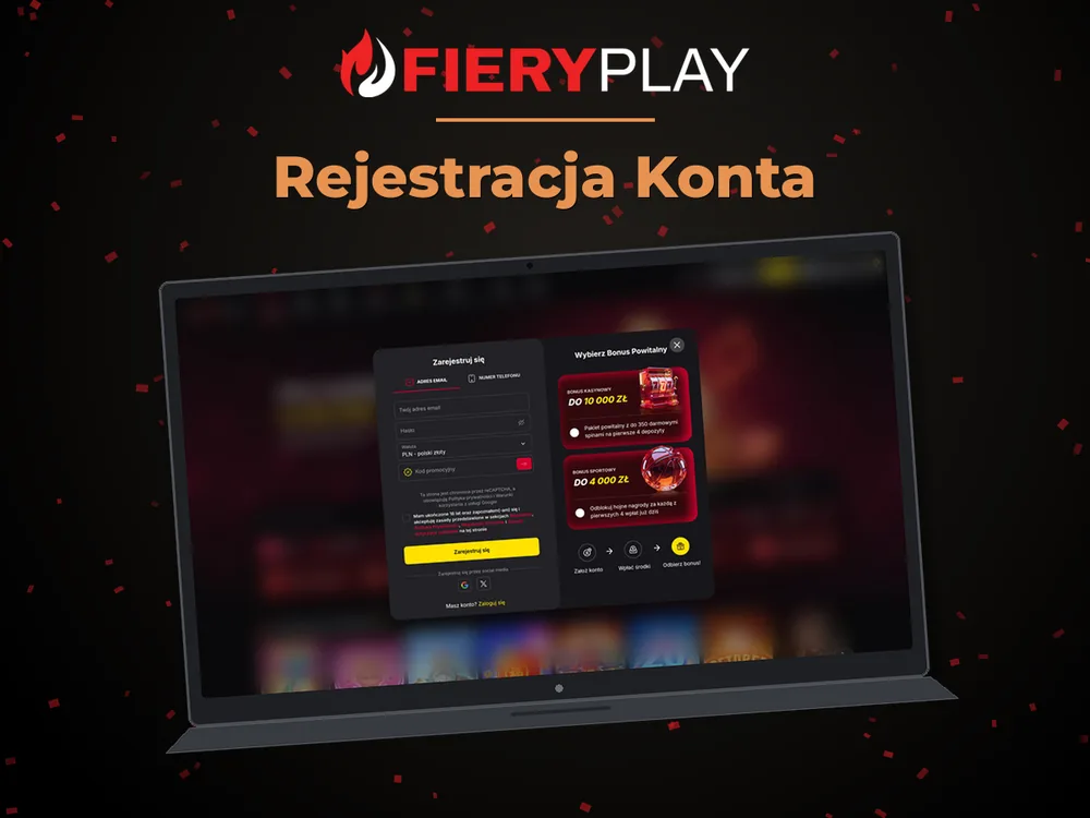 fieryplay - Rejestracja Konta