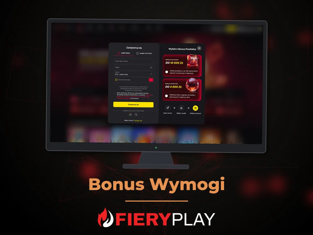 fieryplay - Bonus Wymogi