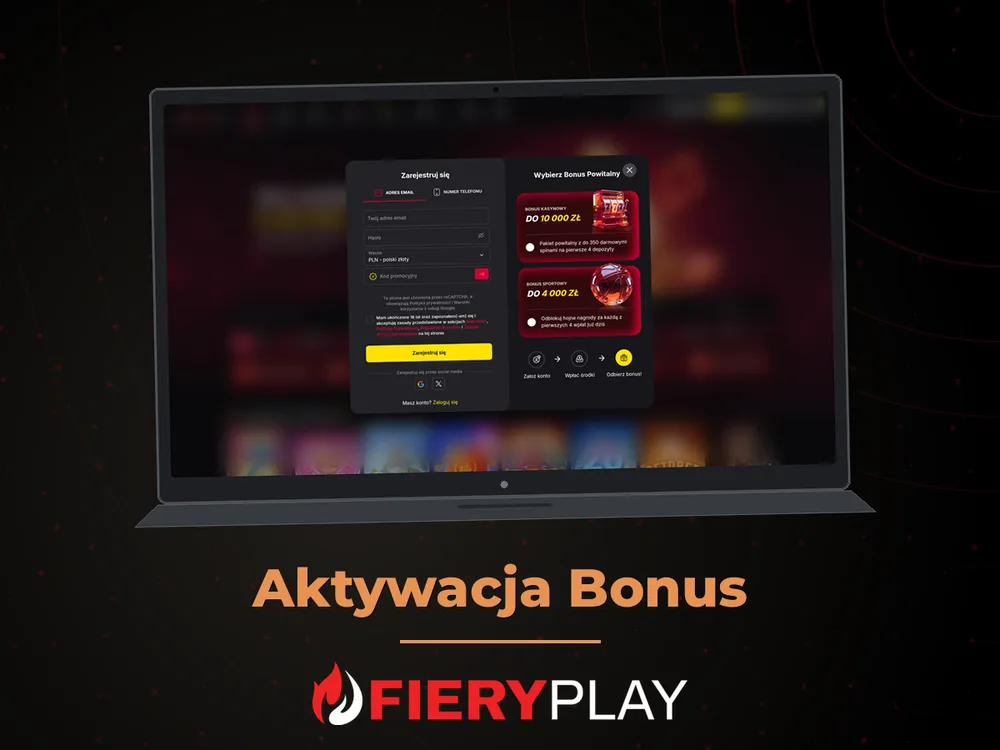 fieryplay - Aktywacja Bonus