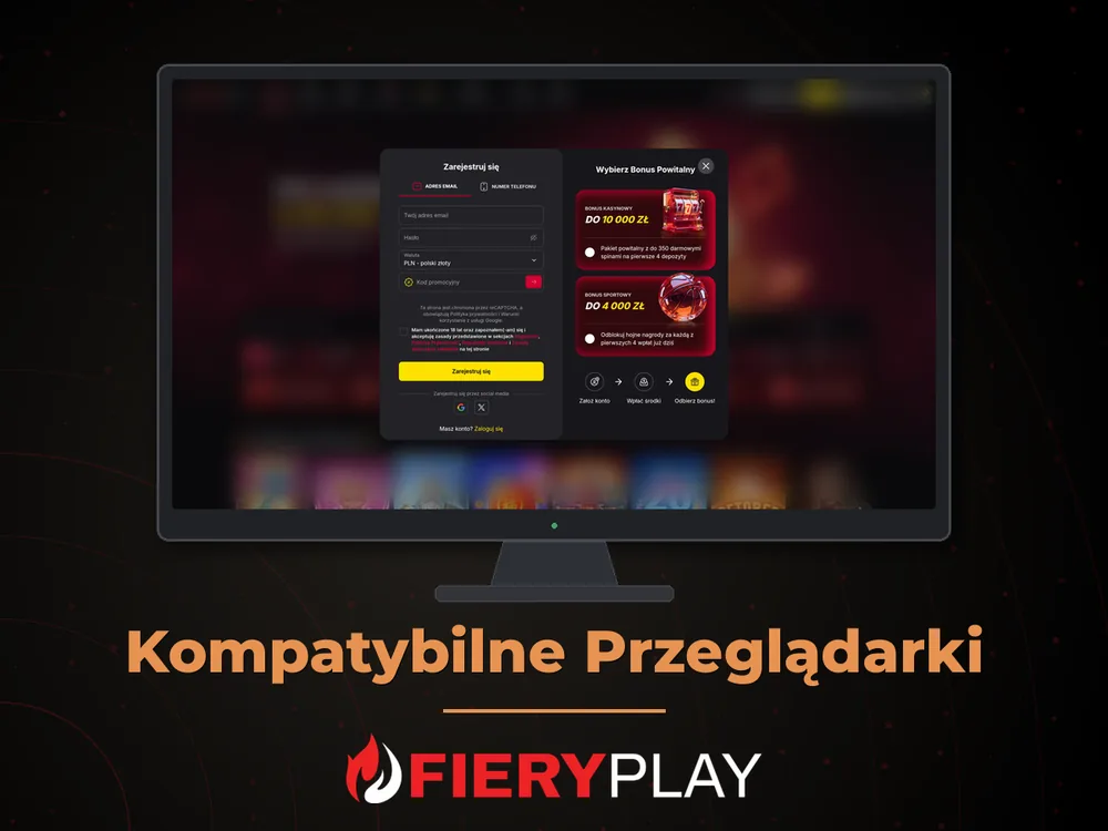 fieryplay - Kompatybilne Przeglądarki