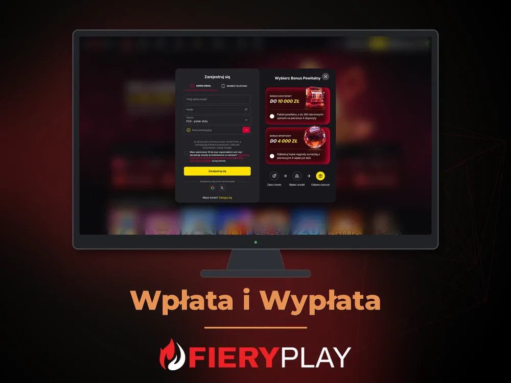 fieryplay - Wpłata i Wypłata