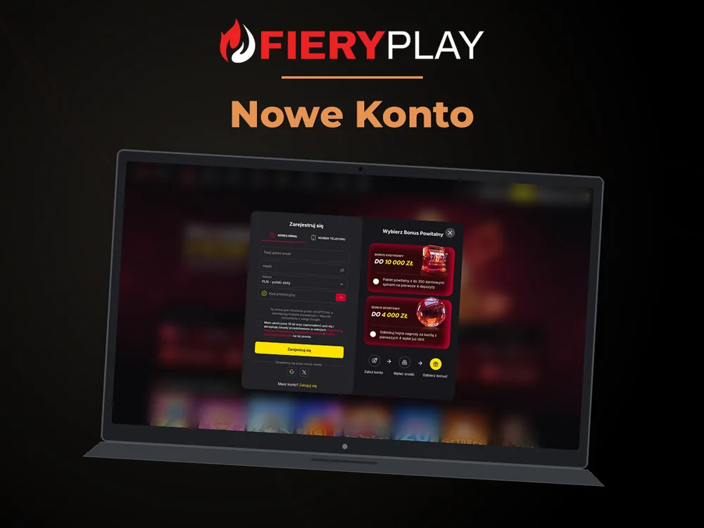 fieryplay - Nowe Konto