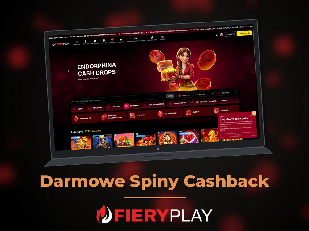 fieryplay - Darmowe Spiny Cashback