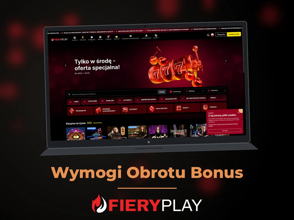 fieryplay - Wymogi Obrotu Bonus